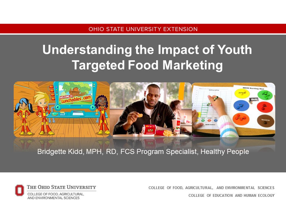 Youth Targeted Food Marketing